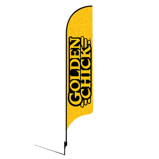 [None] 15' Golden Chick Logo AdverSail Flag Kit