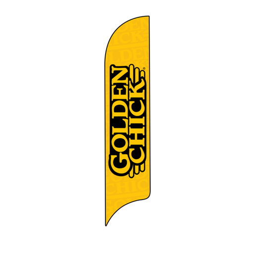 15' Golden Chick Logo AdverSail Flag